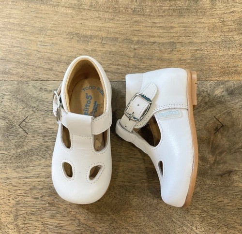 Scarpa neonato pelle con - scarpa,